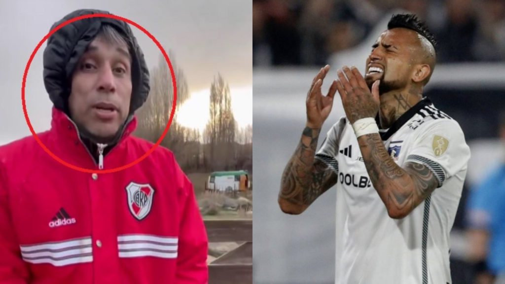 Ex jugador de la U y River se burla de Arturo Vidal: Parece herido