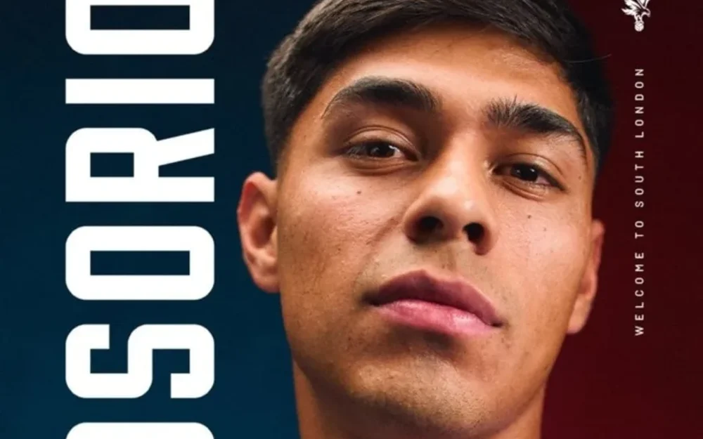 ¡Darío Osorio ya es de la Premier! Crystal Palace oficializó al ex U. de Chile y sorprende con su operación