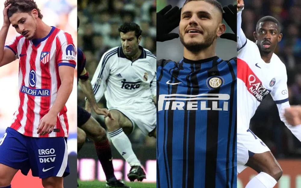 De ídolos a Judas para sus hinchas: De Julián Álvarez a Luis Figo en el Top 10 de traiciones imborrables en el fútbol
