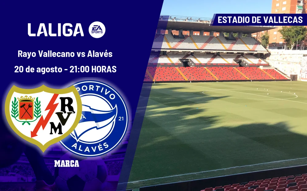 Dónde ver en TV el Rayo Vallecano - Alavés de LaLiga EA Sports