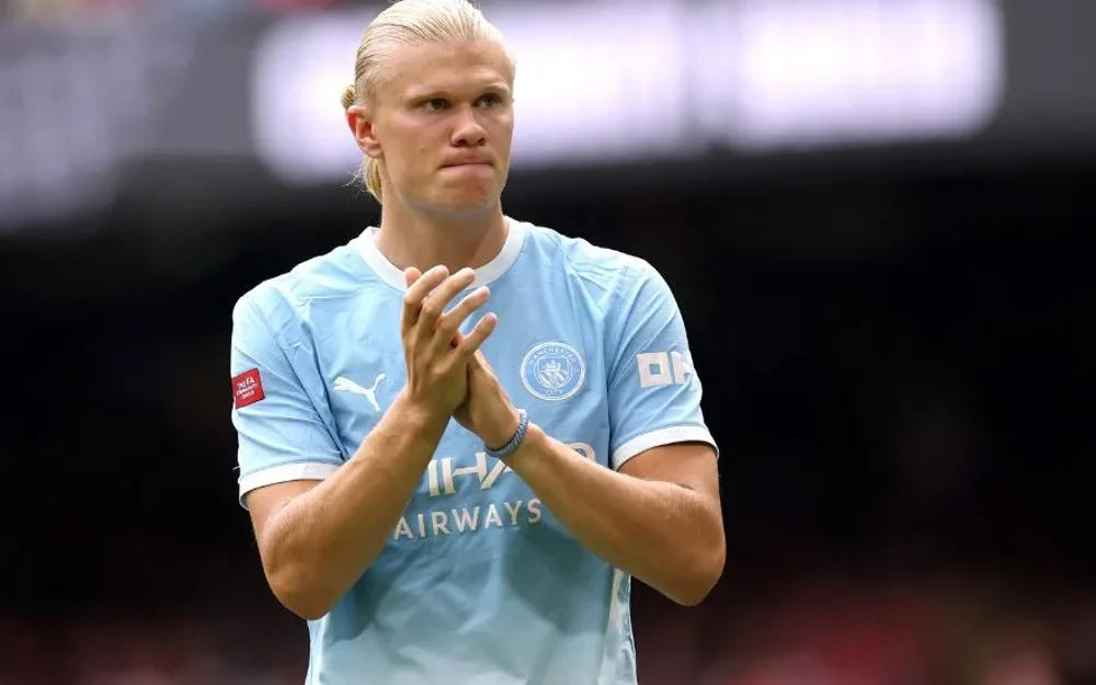 El insólito maleficio que persigue a Erling Haaland en las últimas 11 finales con el Manchester City