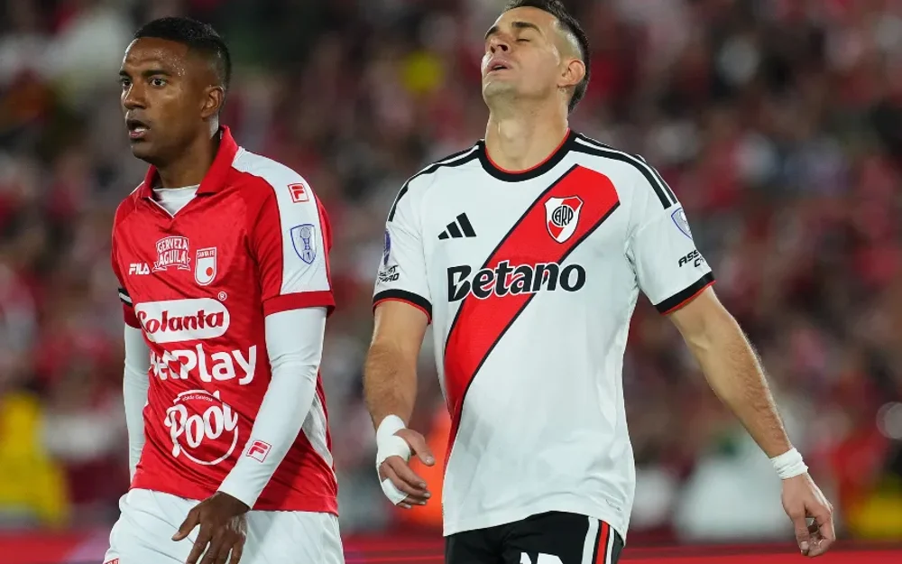 Resistencia en la altura: River Plate aguantó en Bogotá e igualó ante Santa Fe por Copa Sudamericana