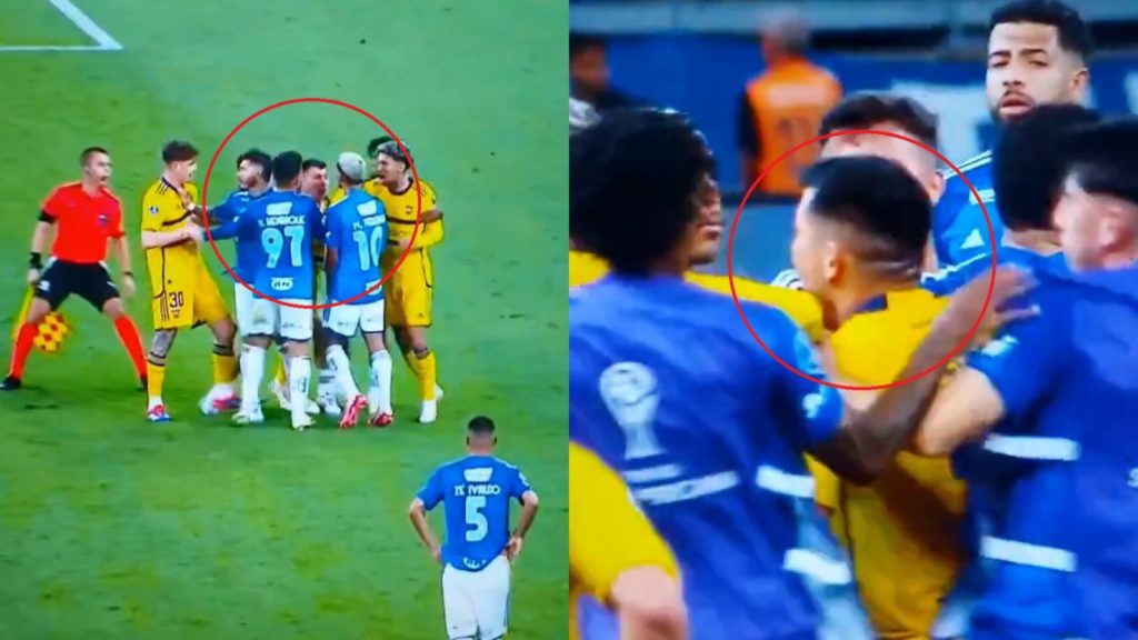 Con Gary Medel como protagonista: la trifulca entre jugadores de Cruzeiro y Boca Juniors