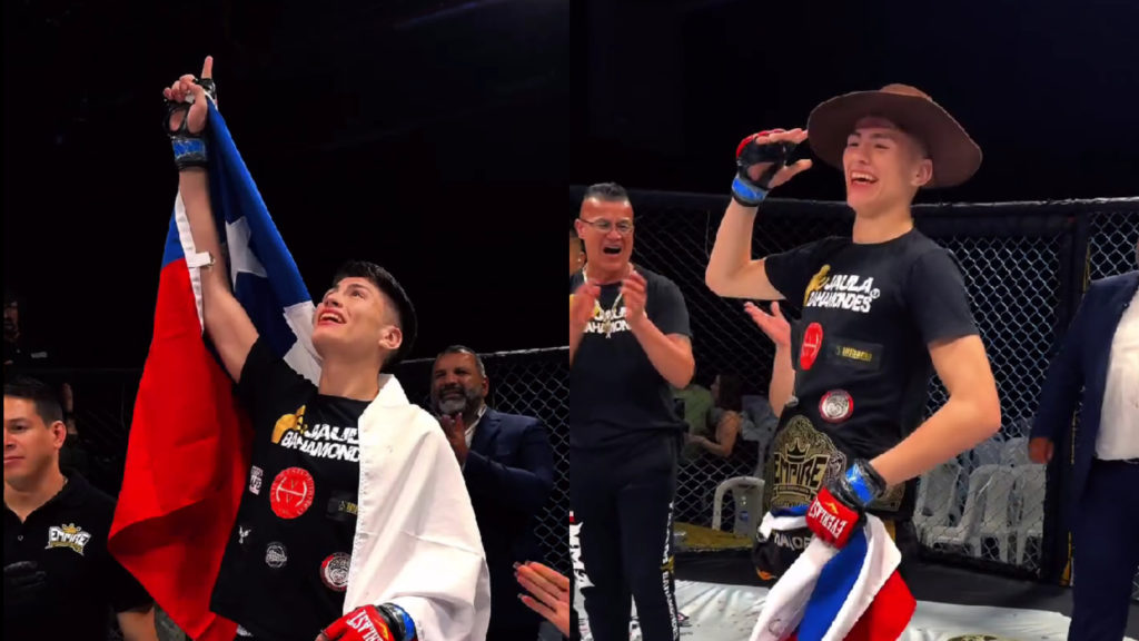 La UFC lo mira: hermano de 'La Jaula' Bahamondes ganó su primer título internacional con 16 años
