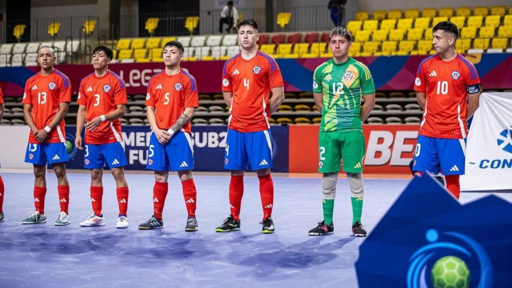 La Roja afronta duelo clave ante Perú en el Conmebol Futsal Sub 20