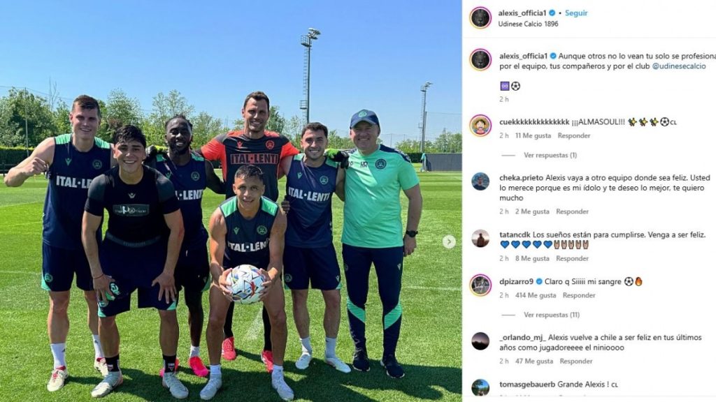 Mensaje Alexis Sánchez Udinese - Alexis Sánchez: Ausente en Empate de Udinese y Llama al Profesionalismo