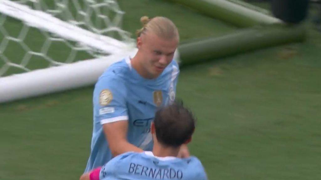 Haaland Gol Manchester City - Erling Haaland amplía la ventaja del City frente a Juventus