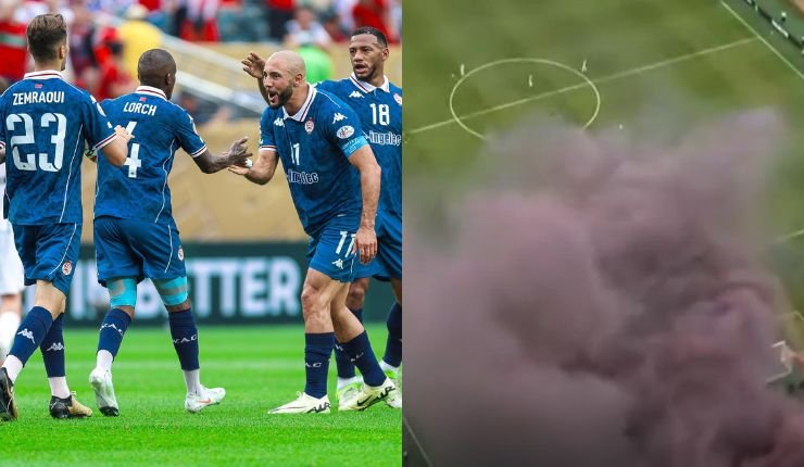 Hinchas Wydad Humo Bombas - Hinchas del Wydad celebran con humo en Mundial de Clubes