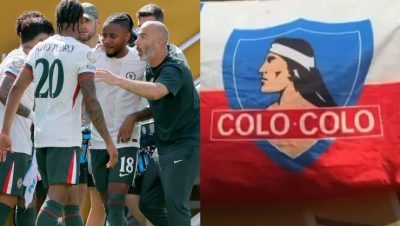 Bandera Colo Colo Mundial - Bandera de Colo Colo destaca en el Mundial de Clubes 2025