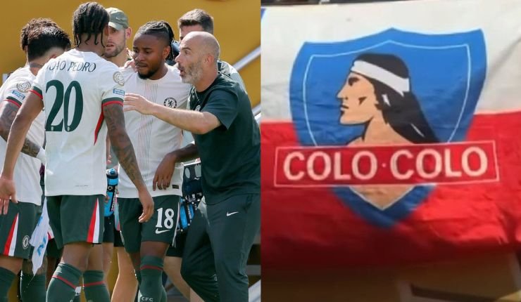 Bandera Colo Colo Mundial - Bandera de Colo Colo destaca en el Mundial de Clubes 2025