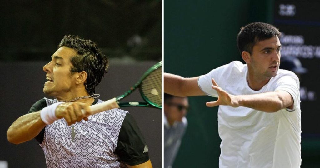 Despedida de Christian Garin y Tomás Barrios en el ATP de Umag - Christian Garin y Tomás Barrios Caen en el ATP de Umag 2023