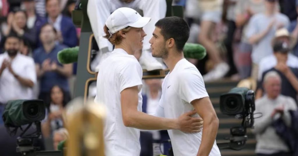 Final de Wimbledon entre Jannik Sinner y Carlos Alcaraz - Sinner y Alcaraz se enfrentan en la épica final de Wimbledon 2025
