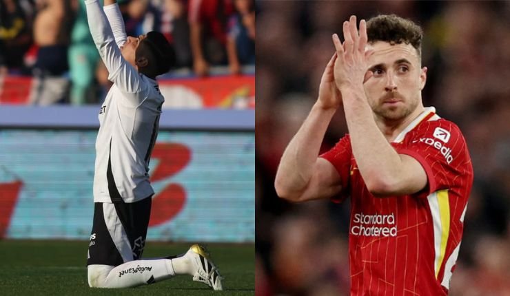 Homenaje de Claudio Aquino a Diogo Jota en el Superclásico - Claudio Aquino rinde homenaje a Diogo Jota en el Superclásico.