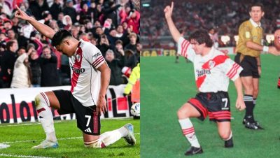 Homenaje de Maxi Salas al Matador en el River Plate - Maxi Salas revive la leyenda del Matador en River Plate