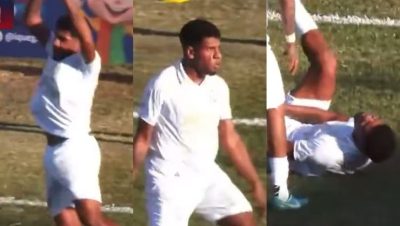 Lesión de Kesley al Celebrar Como Cristiano Ronaldo en Brasil - Lesión Viral de Kesley al Celebrar como Cristiano Ronaldo
