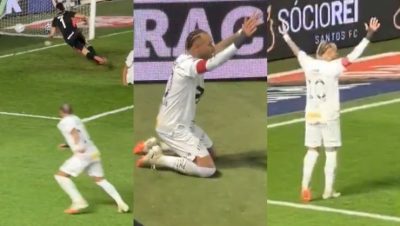 Momento Insólito de Neymar en el Brasileirao con el Santos - Neymar y el Gol Anticipado: Santos en Zona Crítica del Brasileirao