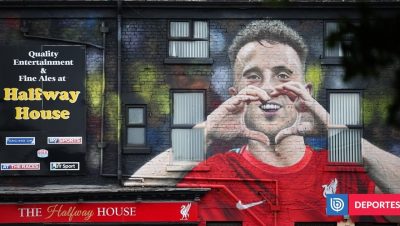 Mural en Homenaje a Diogo Jota Cerca del Estadio de Liverpool - Emotivo Mural en Honor a Diogo Jota Resplandece en Liverpool