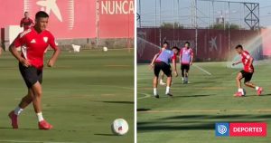 Alexis Sánchez Destaca en los Entrenamientos del Sevilla - Alexis Sánchez Brilla en Sevilla: Habilidad y Carisma en el Campo