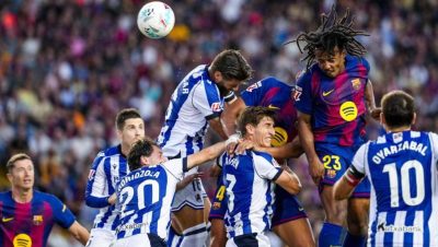 Barcelona Se Convierte en el Nuevo Líder de LaLiga tras Vencer a la Real Sociedad - Barcelona lidera LaLiga tras vencer a la Real Sociedad