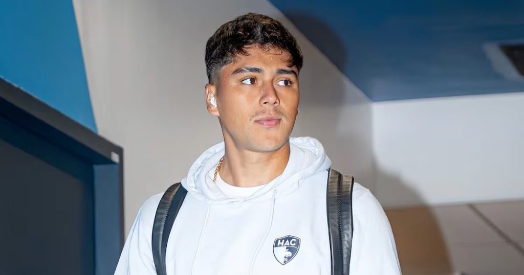 Debut de Damián Pizarro en la Liga Francesa con el Le Havre - Damián Pizarro debuta en Francia tras su ausencia en el Sub 20