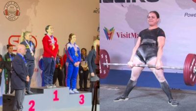 María Paz Sáez Se Convierte en la Primera Chilena Campeona Mundial de Powerlifting. - ¡María Paz Sáez brilla y hace historia en el Powerlifting!