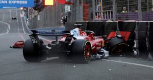 Pole de Verstappen en la Accidentada Clasificación del Gran Premio de Azerbaiyán - Verstappen conquista la pole en un caótico GP de Azerbaiyán