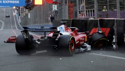 Pole de Verstappen en la Accidentada Clasificación del Gran Premio de Azerbaiyán - Verstappen conquista la pole en un caótico GP de Azerbaiyán