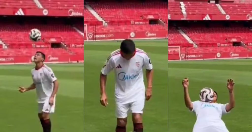 Presentación de Alexis Sánchez en el Sevilla con Espectáculo Incluido - Alexis Sánchez deslumbra en su llegada al Sevilla con un espectáculo impresionante