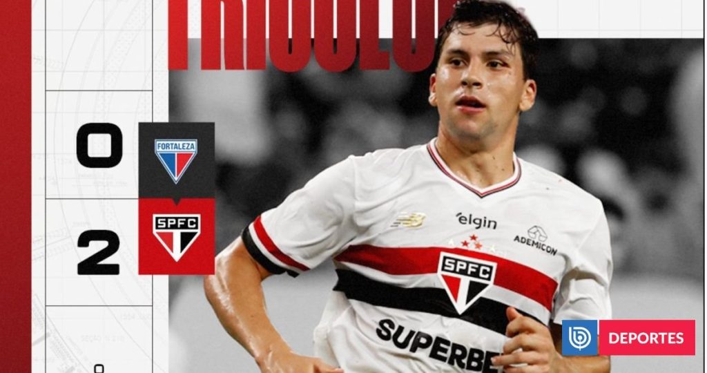 Gol de Gonzalo Tapia en el Triunfo del Sao Paulo sobre el Fortaleza - Gonzalo Tapia impulsa victoria crucial de Sao Paulo en el Brasileirao